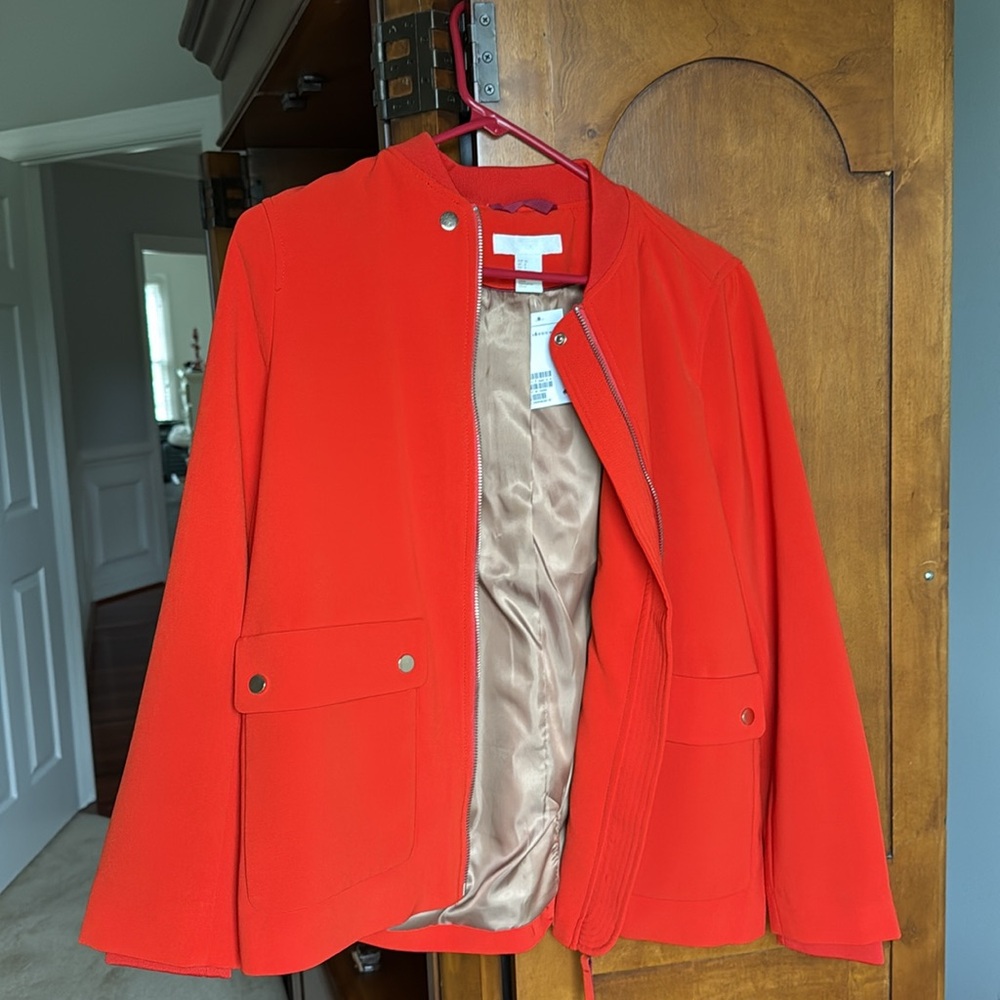 Orange bomber Jacket